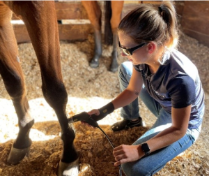 What non-invasive therapies can be used to get my horse show-ready